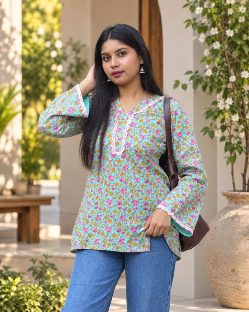 Neel Kamal Short Kurti