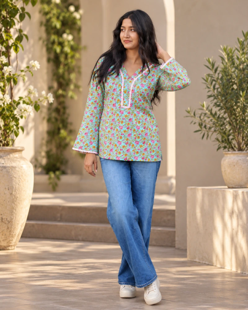 Neel Kamal Short Kurti - Image 2